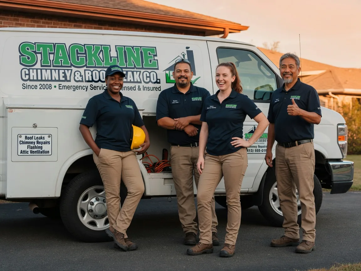 Chimney flashing repair company in Thornton, TX